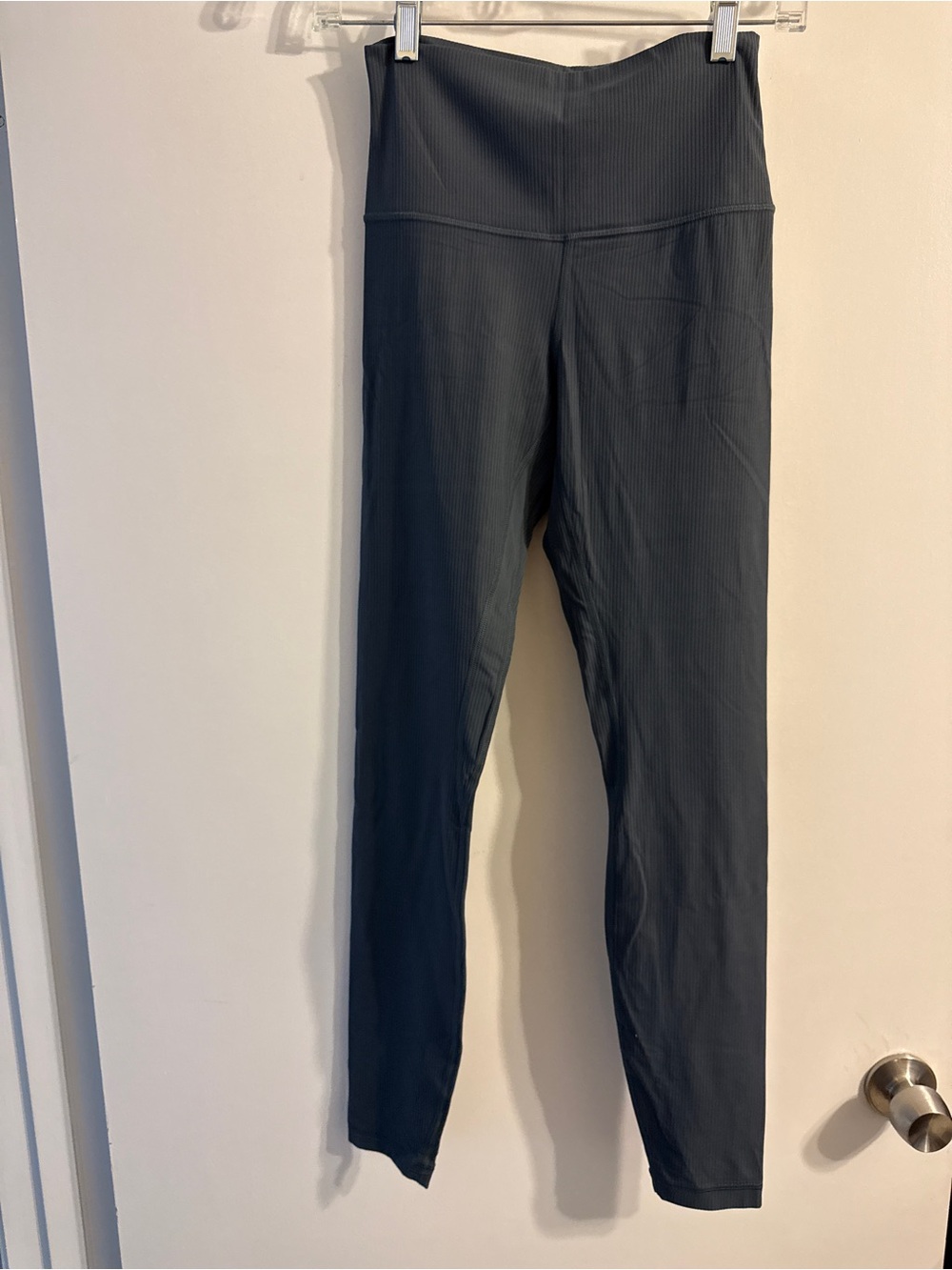 lululemon Align Ribbed HR Pants 28” Size 6 in Oil Blue